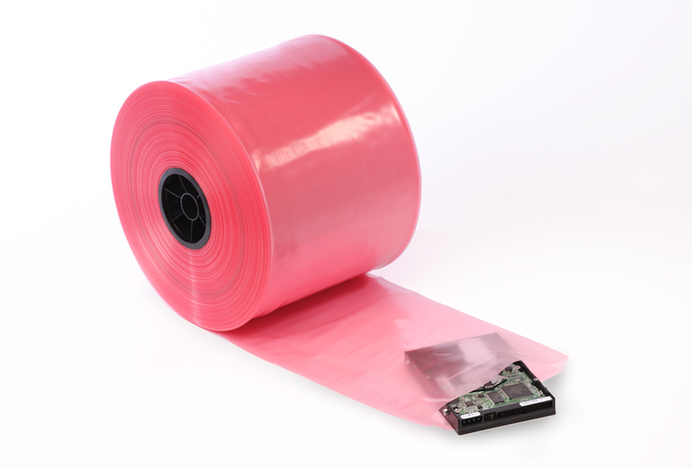 4 MIL Pink Anti-Static Poly Tubing